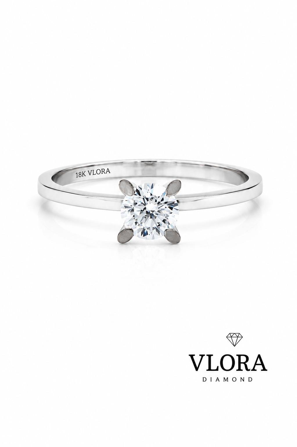 Classic Four Prong Solitaire Ring Classic Four Prong Solitaire Ring