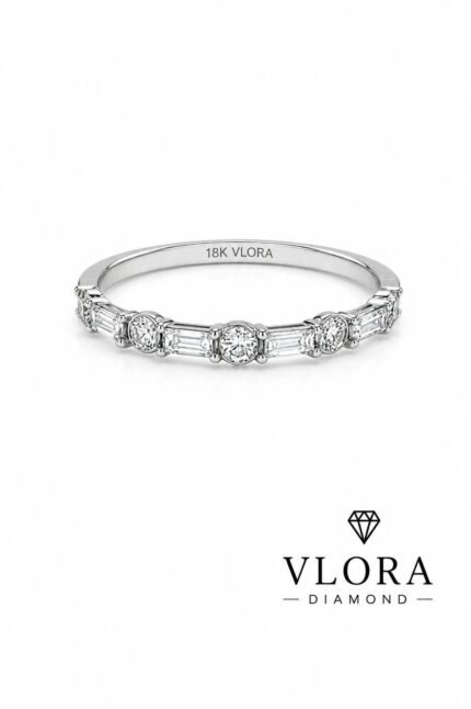 Crown Pave Solitaire Ring