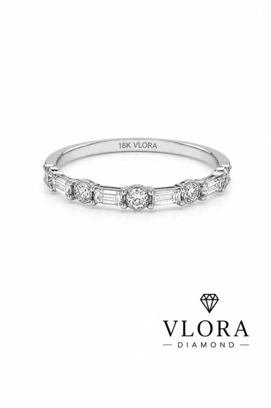Crown Pave Solitaire Ring