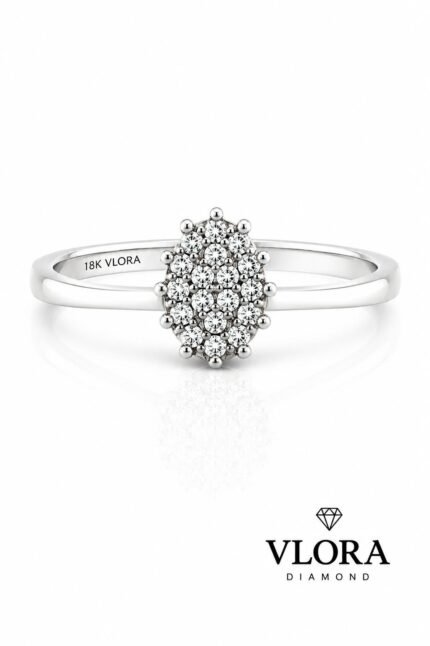 Oval Marquise Cluster Ring