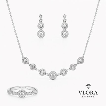 Round Halo Tennis Set