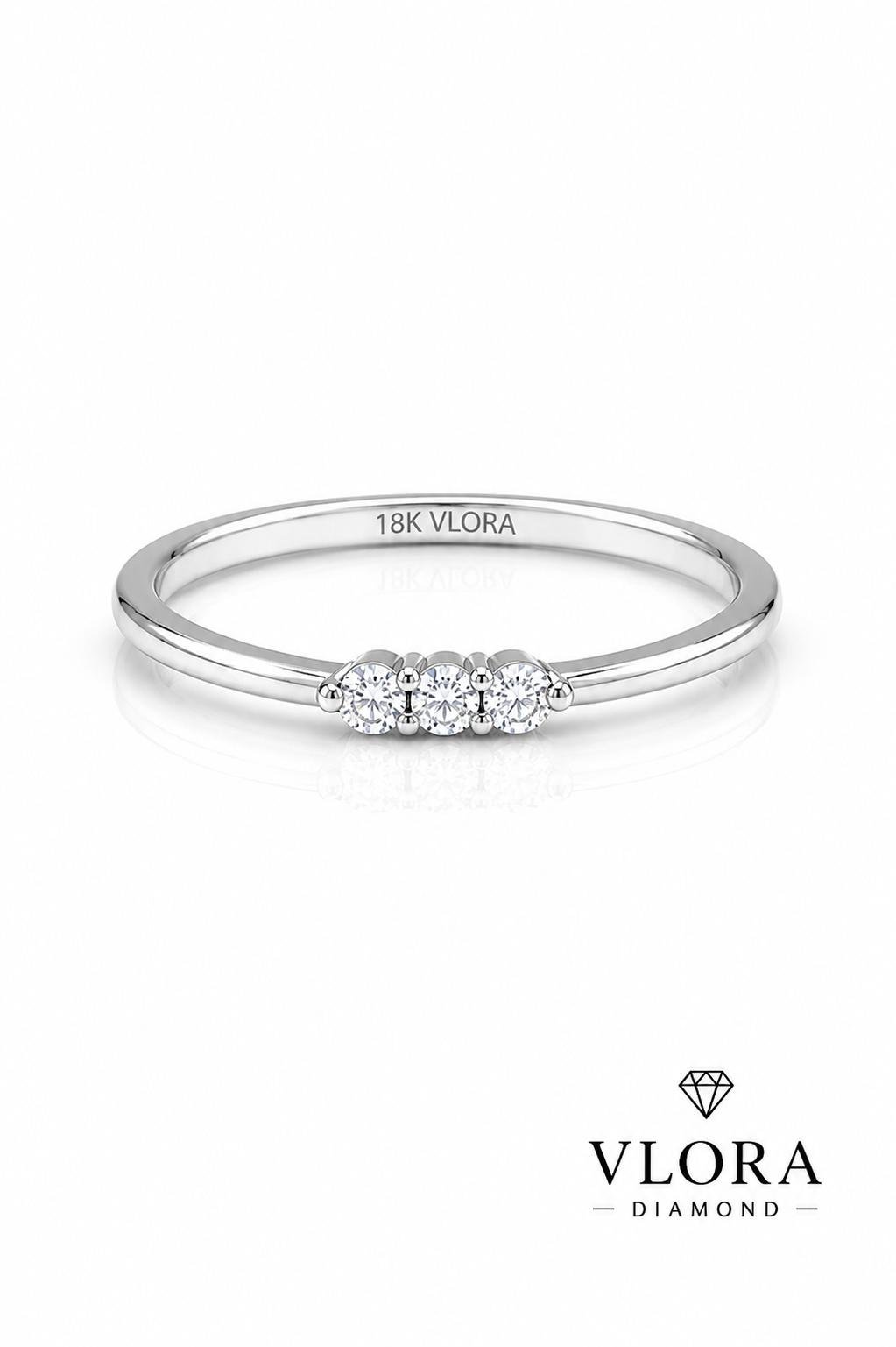 Three Stone Diamond Ring Three Stone Diamond Ring