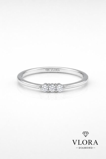 Three Stone Petite Ring