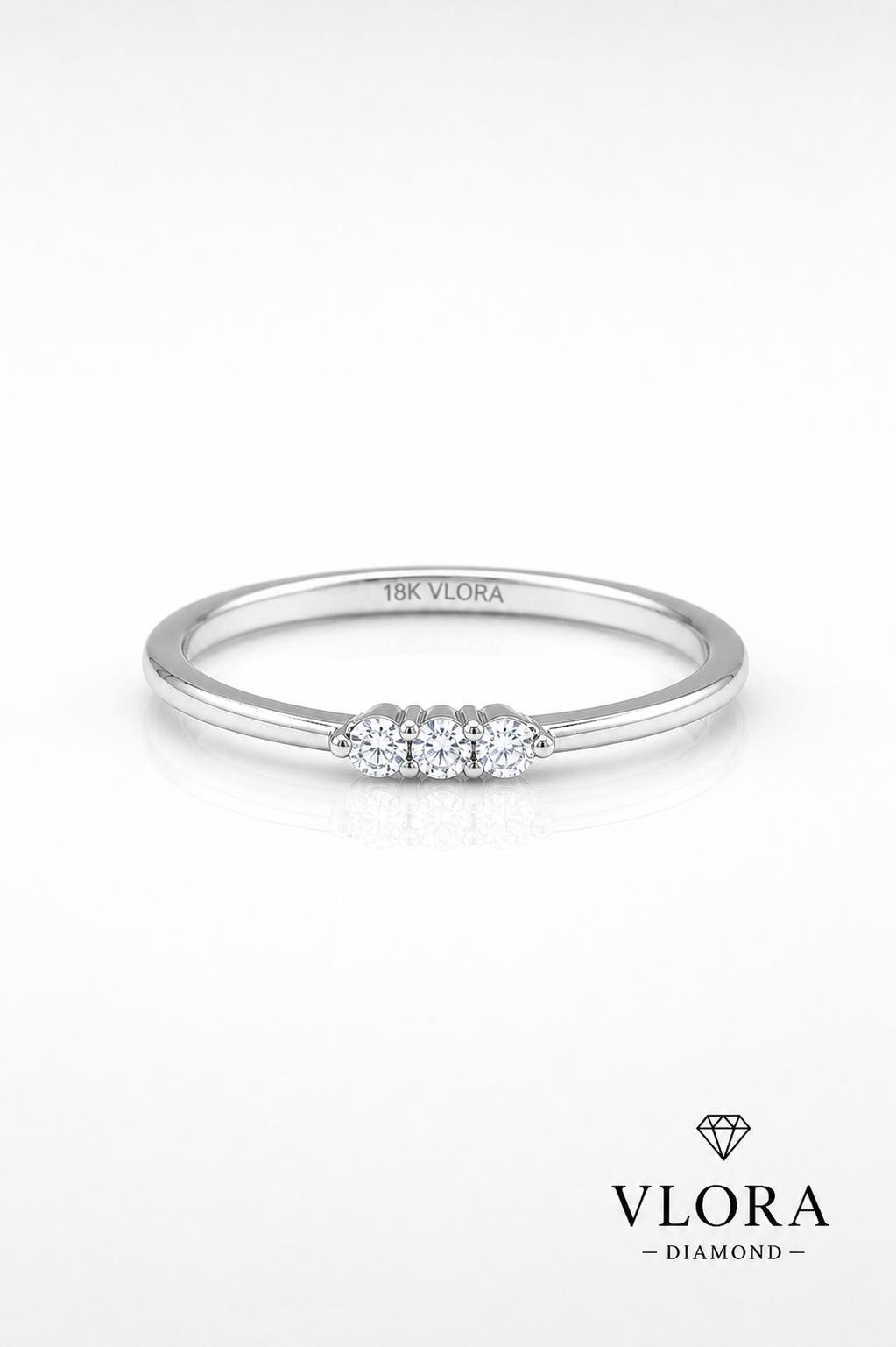 Three Stone Petite Ring Three Stone Petite Ring